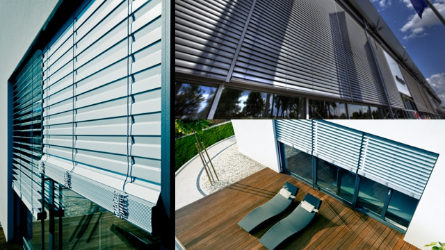 external venetian blinds
