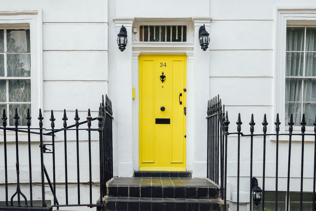 timber door painting