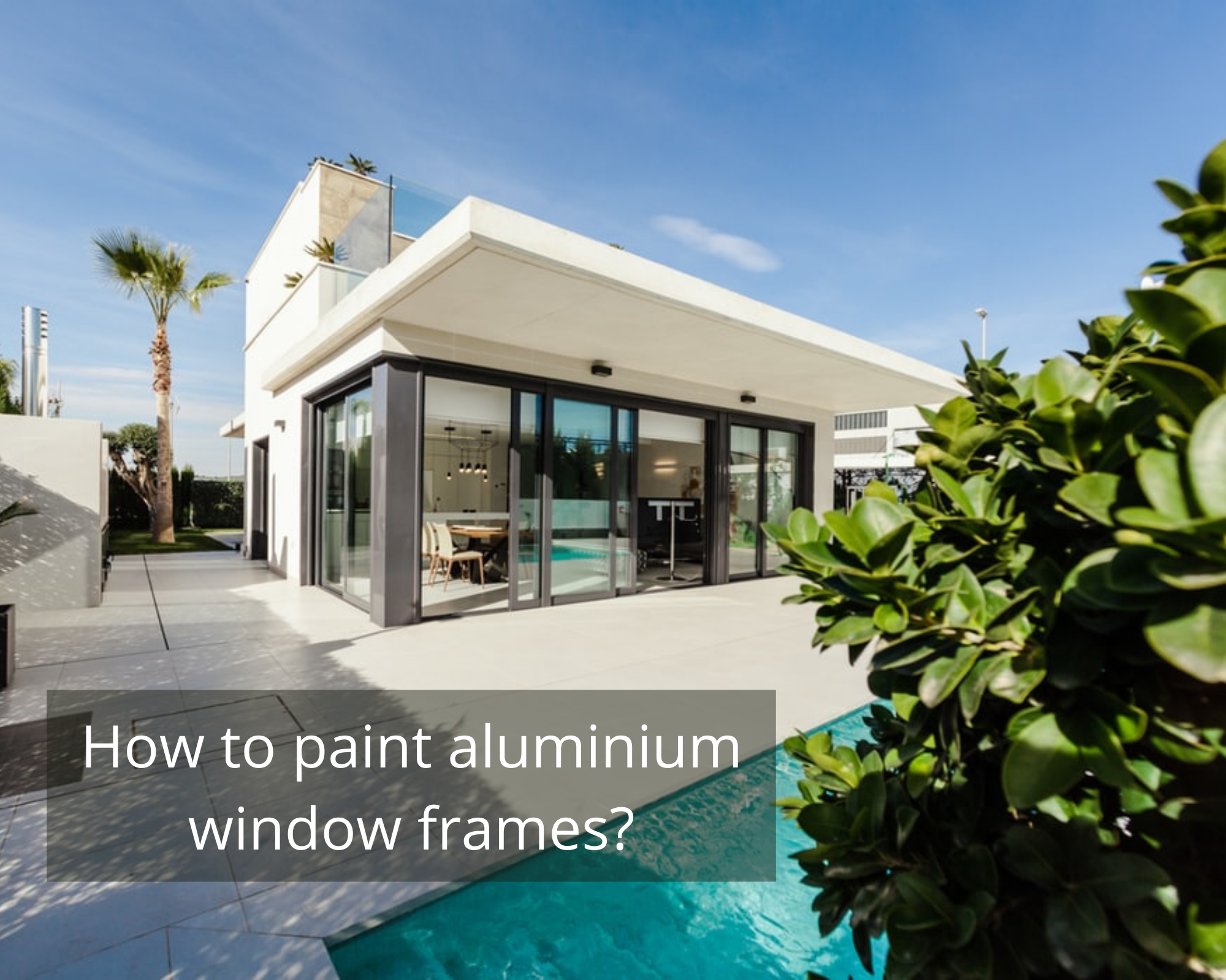 painting of aluminium windows