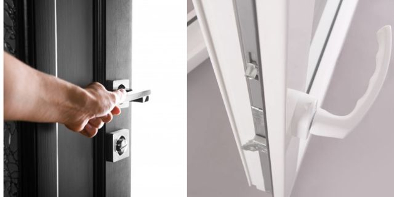 Window fittings, handles, and locks