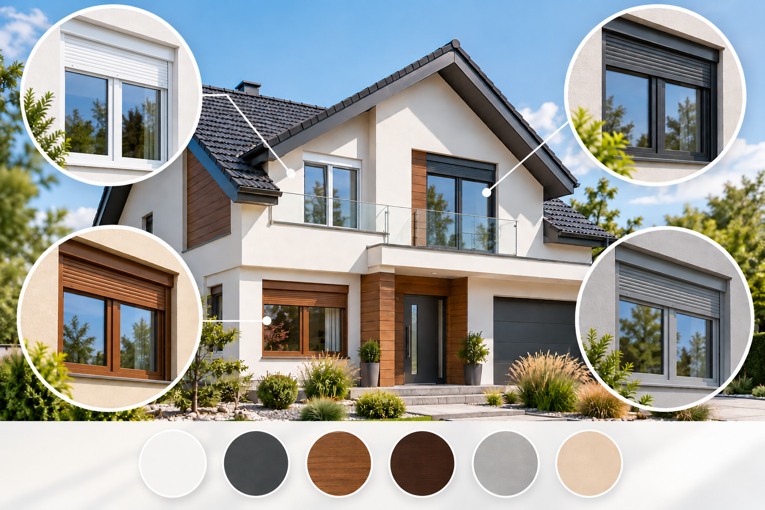 How to match window colours to your home’s façade