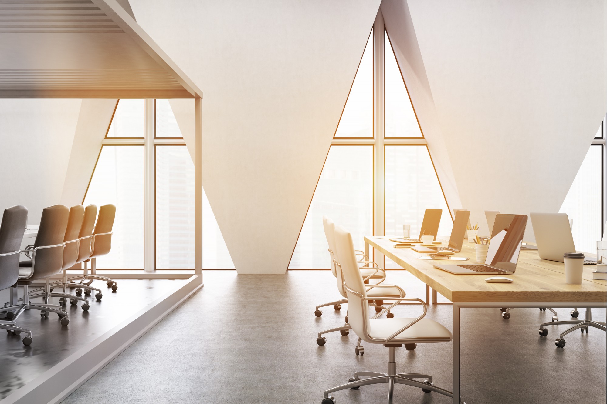 Triangular and trapezoidal windows