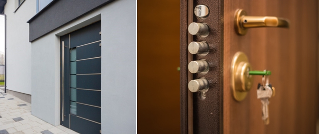 Anti-burglary door