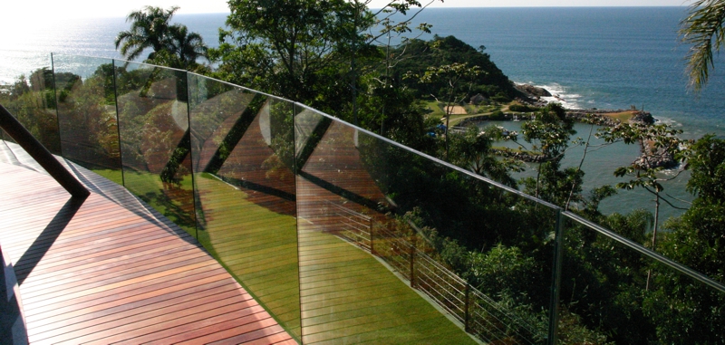 Glass balustrades