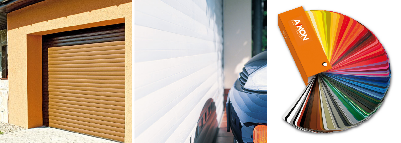 Colours of roller doors