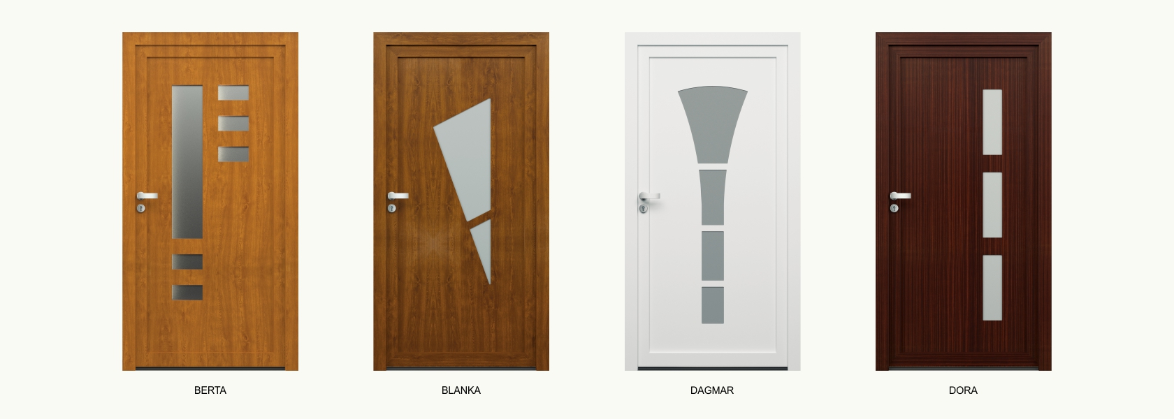 uPVC front doors Basic I