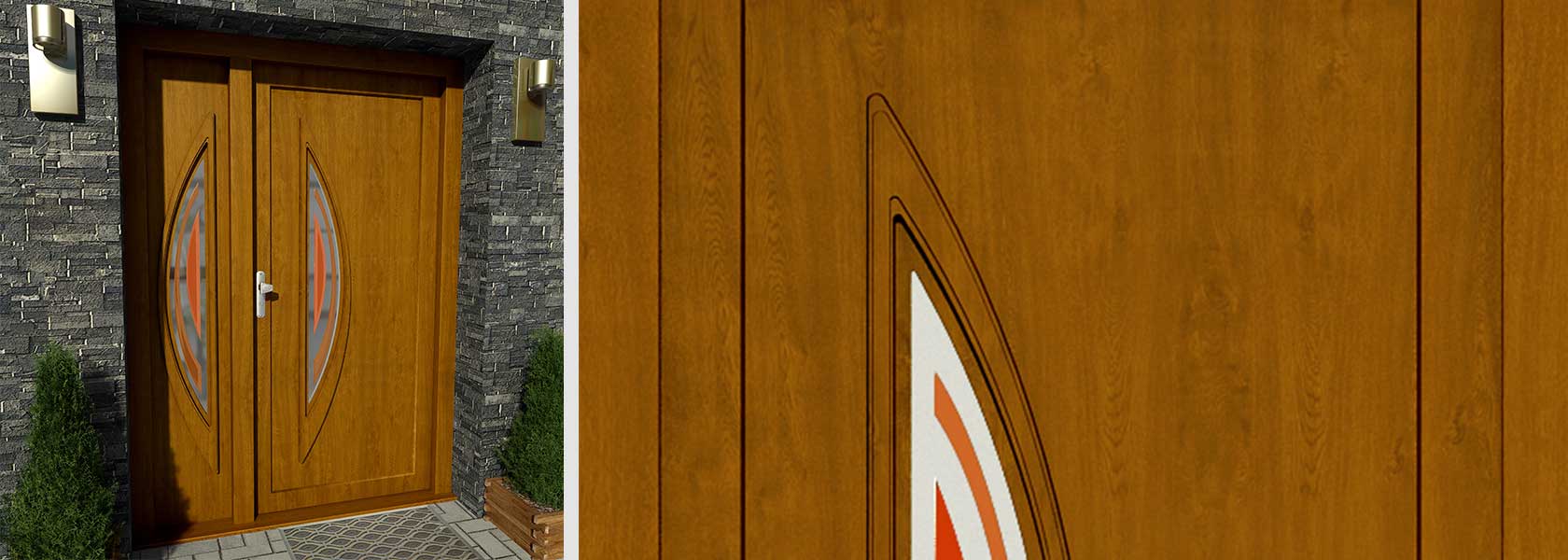 uPVC front doors