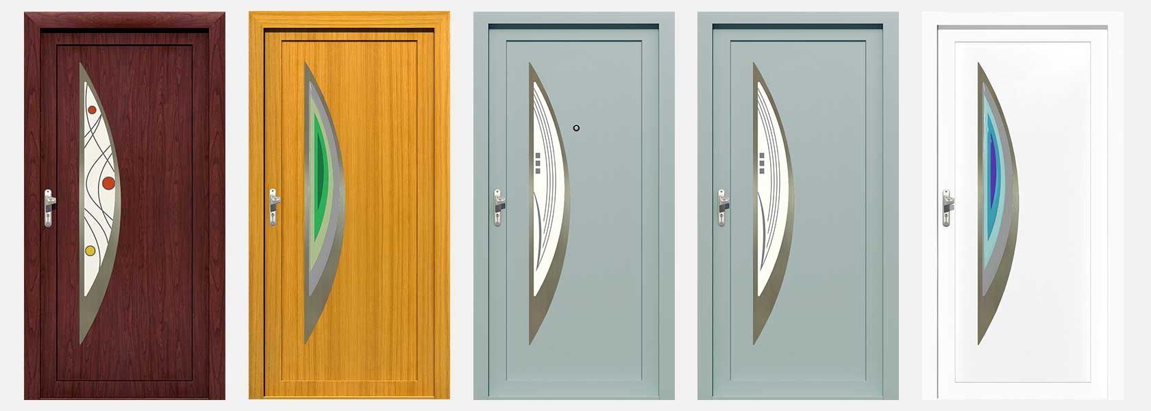 front doors with glass