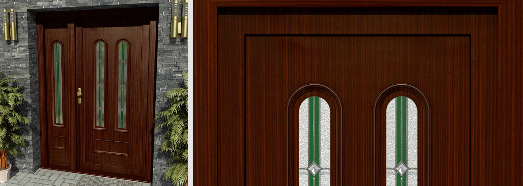 uPVC front doors