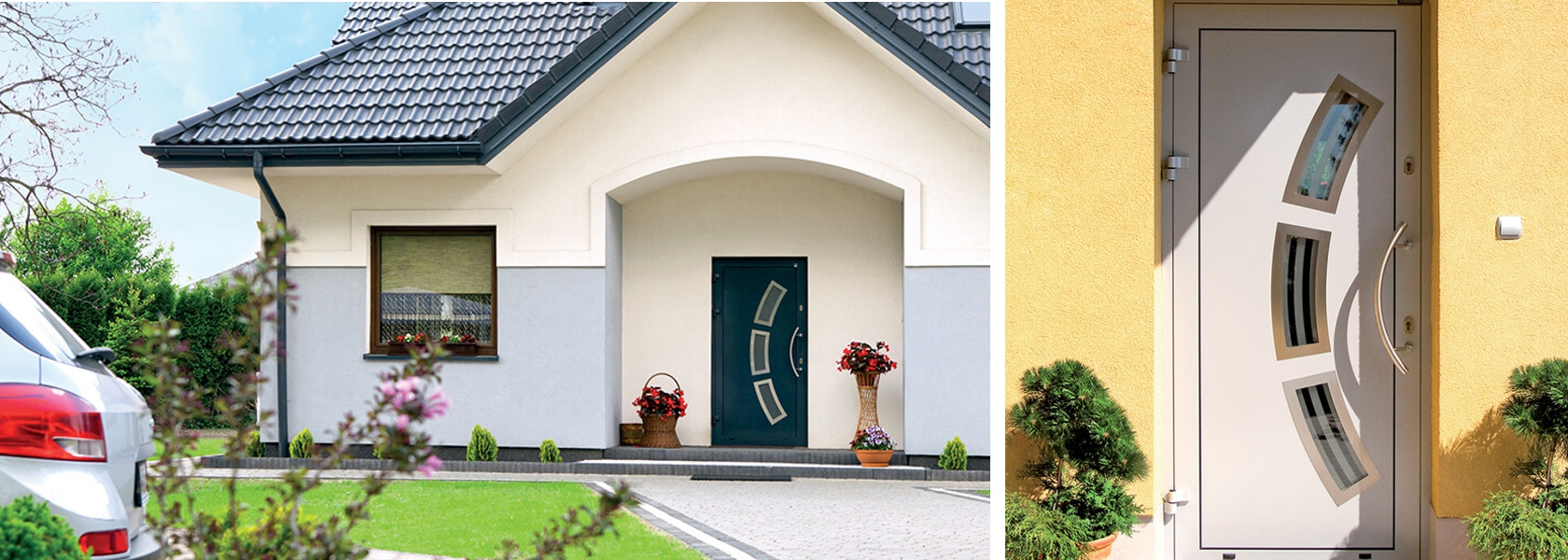 PVC/ALU doors panel