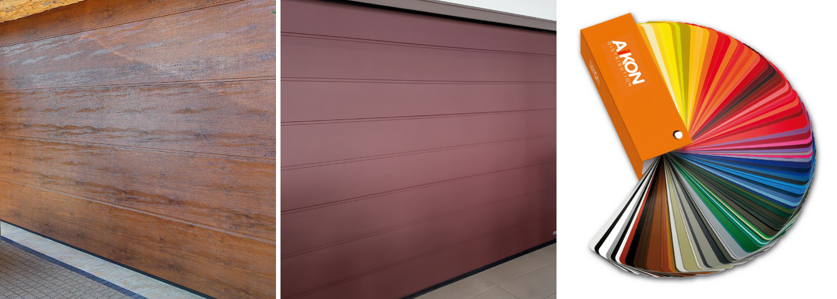 Colours of sectional doors