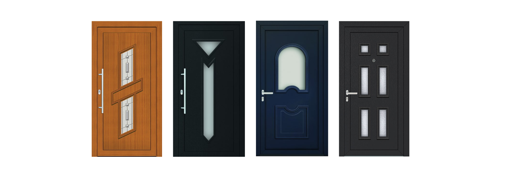 uPVC front door panels