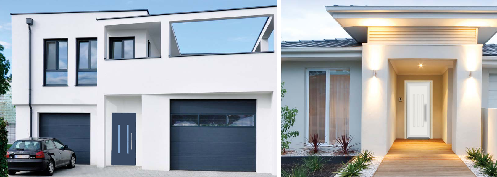 Sandwich door panels