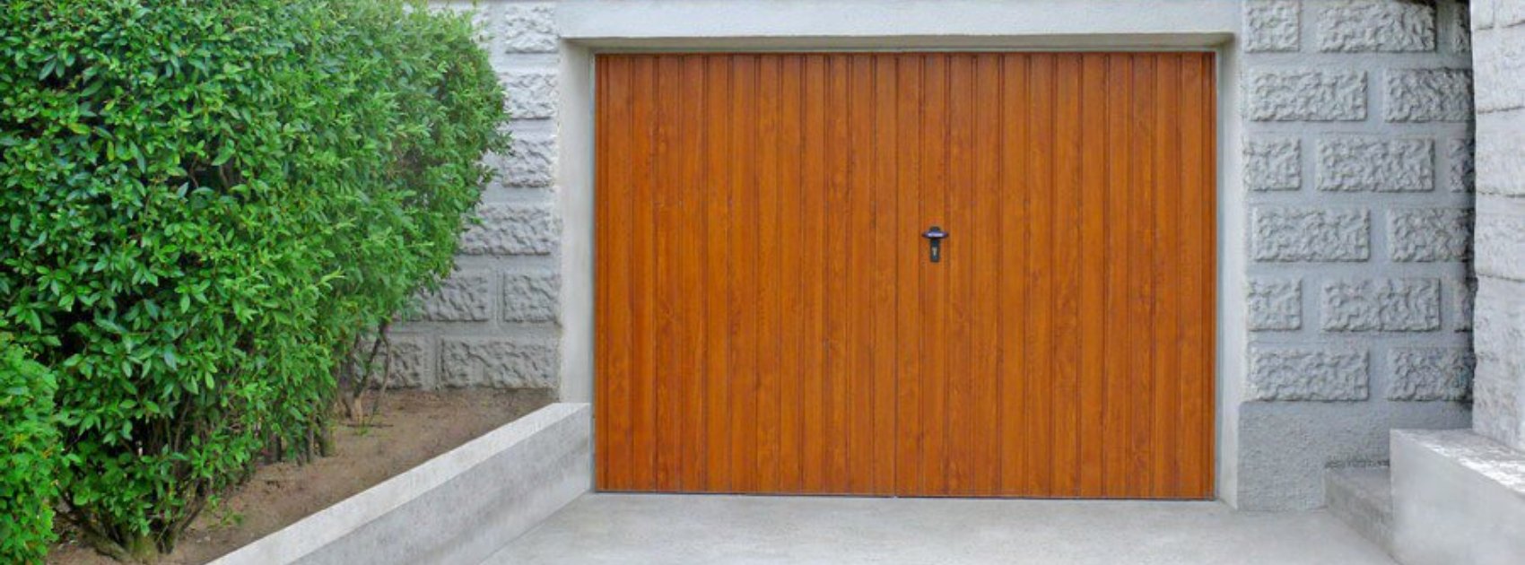 Side-hinged door