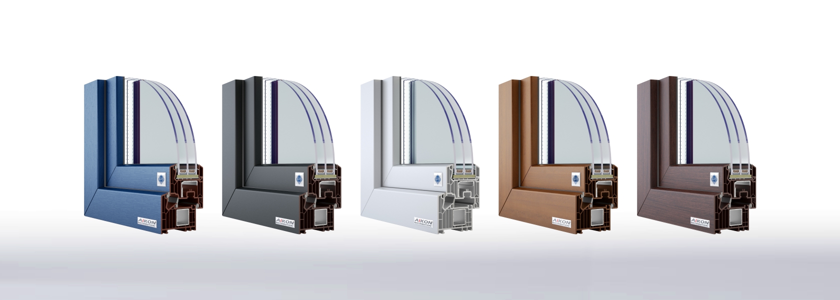Veka Softline 82 MD windows colours