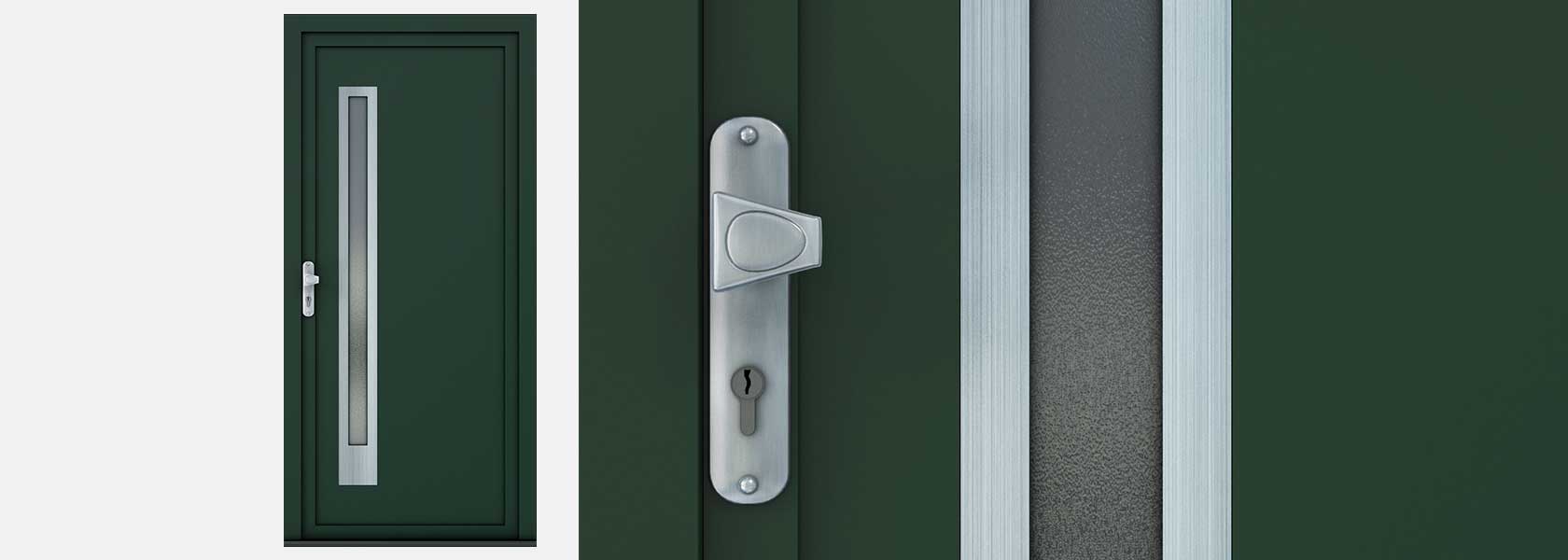 Aluminum Door Panels Renata Laminate