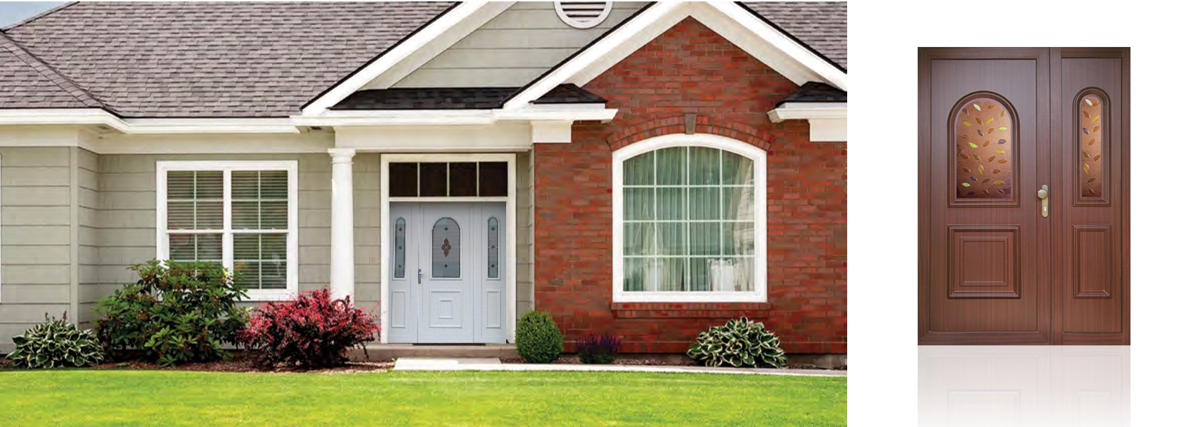 Front doors infill