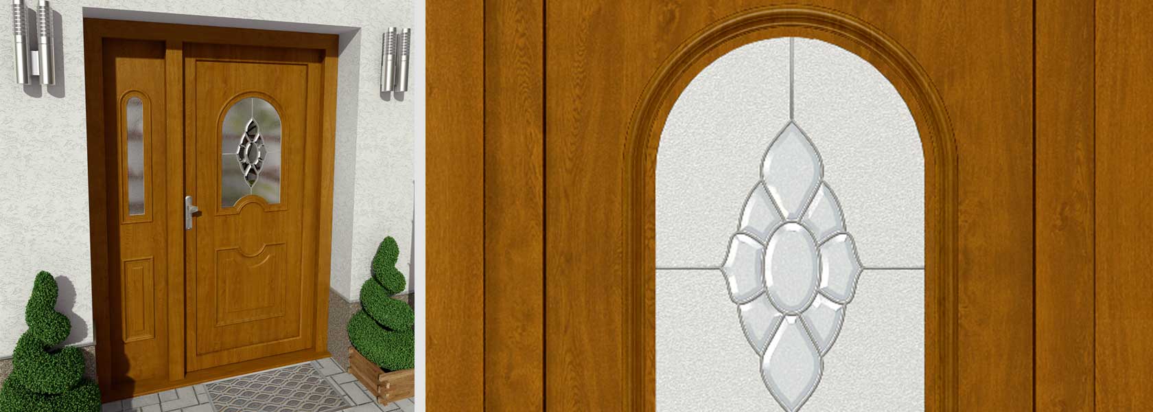 uPVC front doors