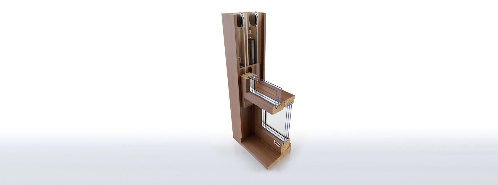 Vertical sliding sash window