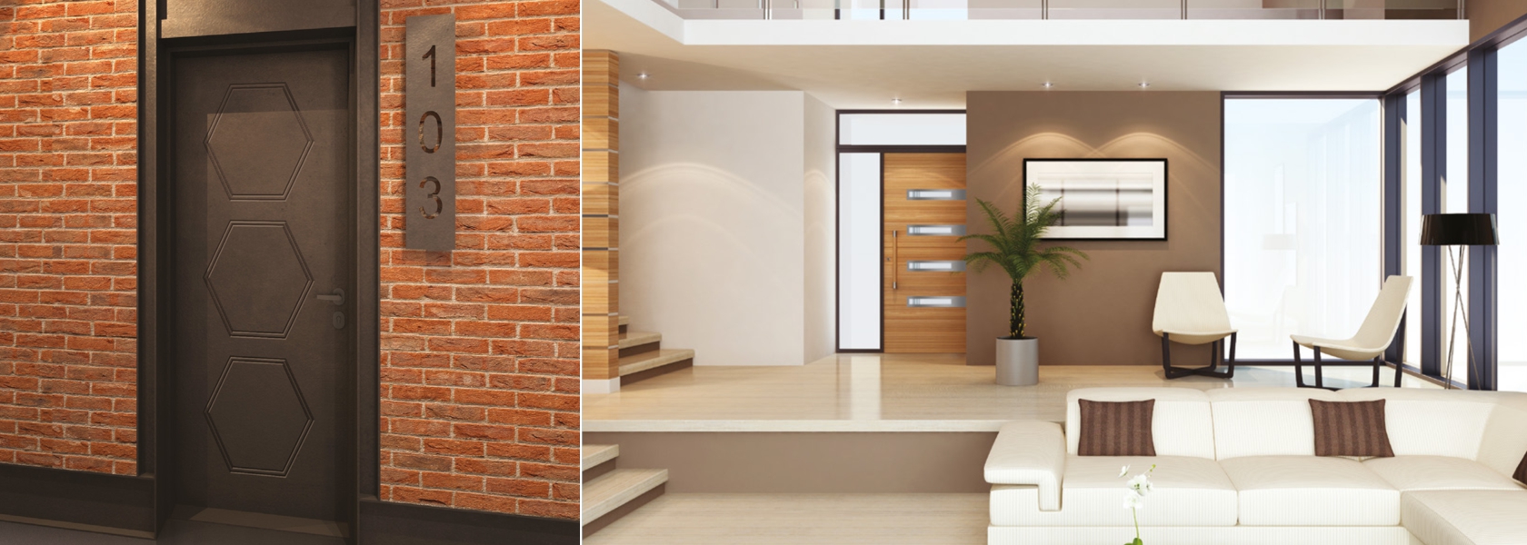 Aluminium door panel