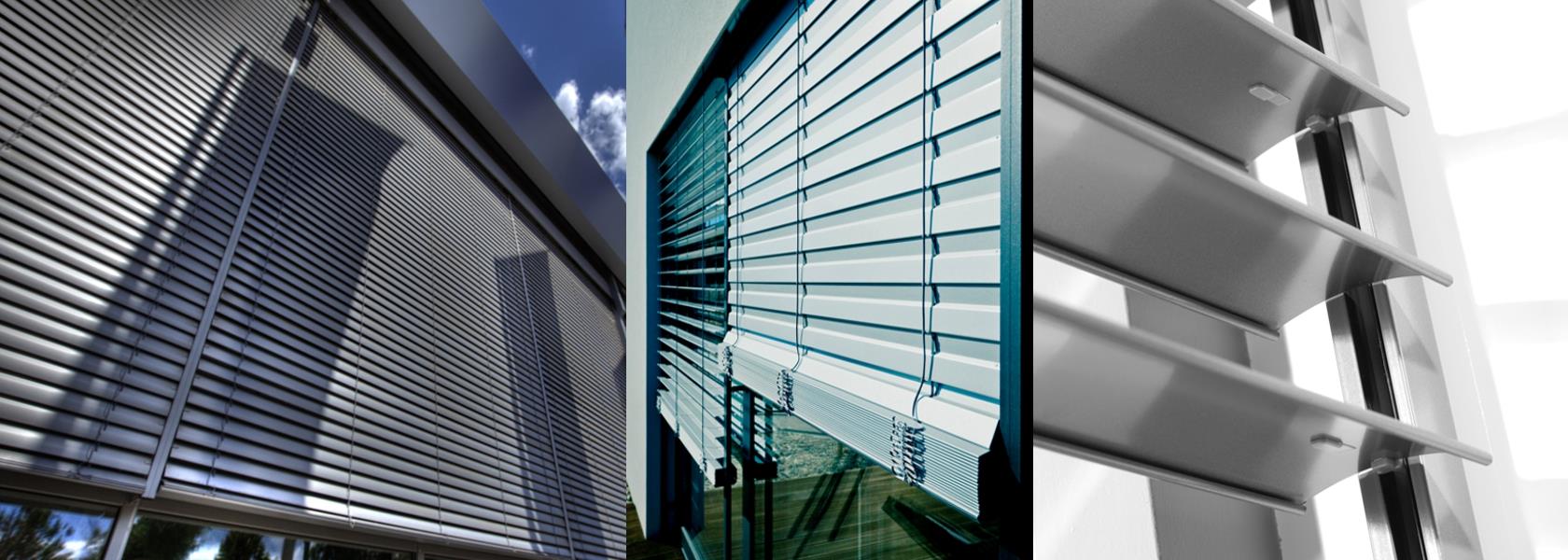 External venetian blinds