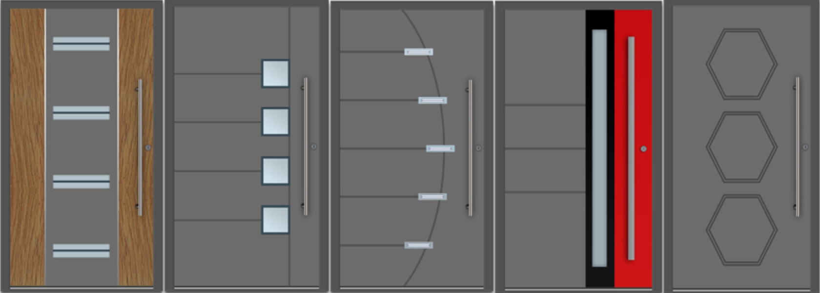 Flush door panel