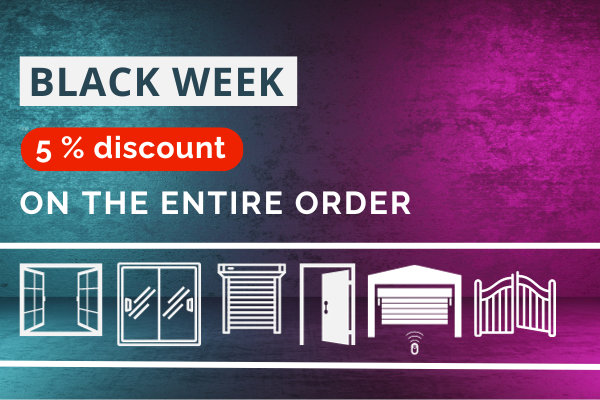 Black Week special offer! Get a 5% discount on your entire order