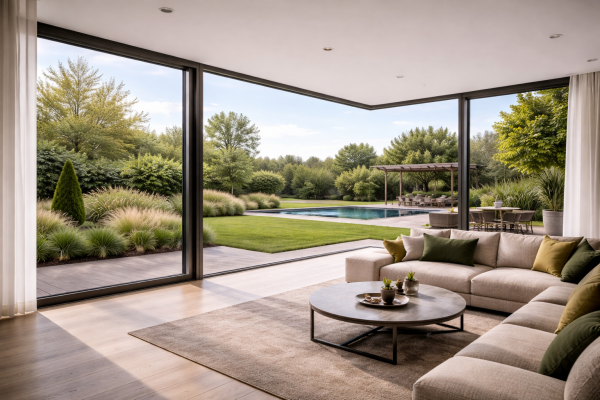 Glass corner – modern corner glazing