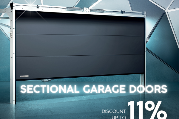 SUPER OFFER! Sectional garage door up to 11% cheaper