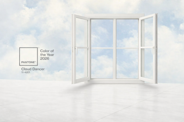 Premium effect: Cloud Dancer in window and door joinery