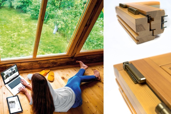 Wooden energy-efficient windows