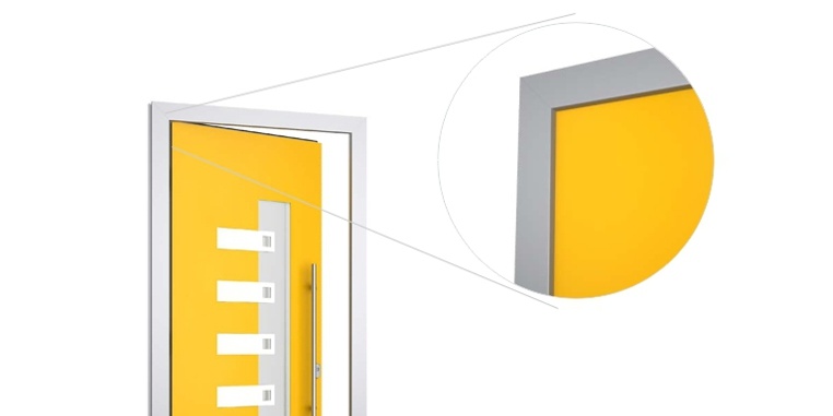 Front door flush panels